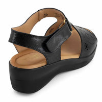 Andrea - Women's T-bar Leather Sandal