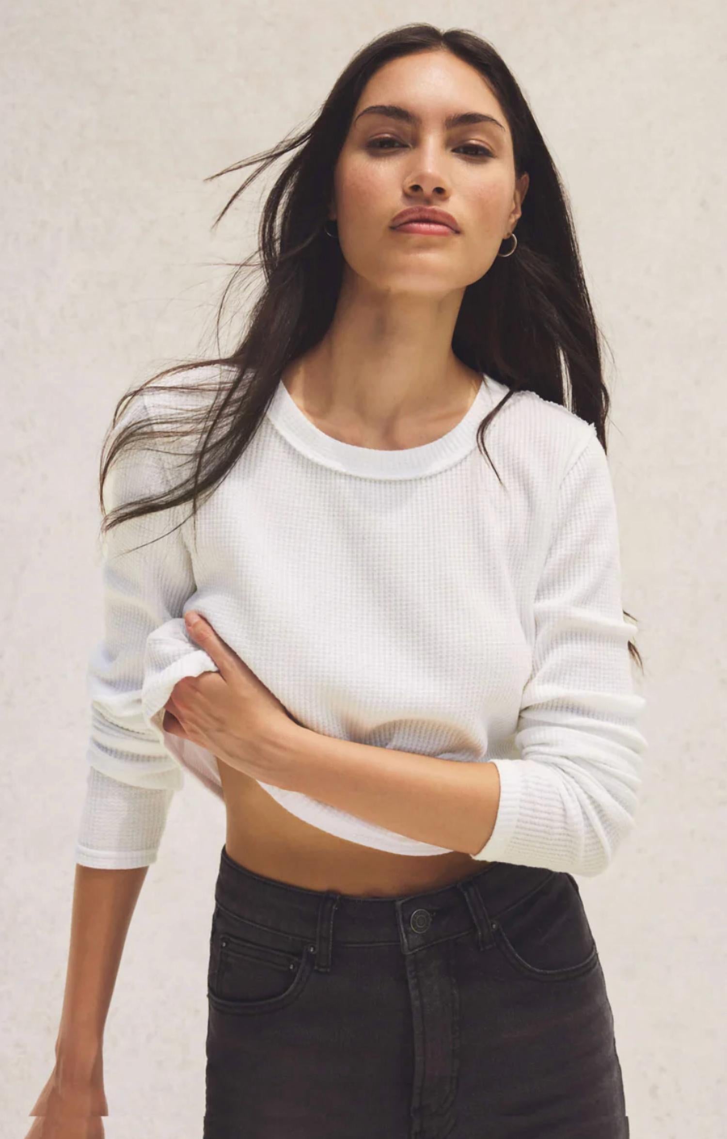 Z Supply - Arlet Mini Thermal Long Sleeve Top