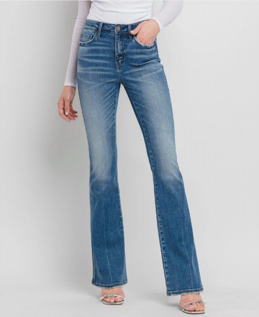 Flying Monkey - High Rise Full Length Bootcut Jeans