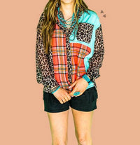 2Flyco - Happy Days Button Up Top