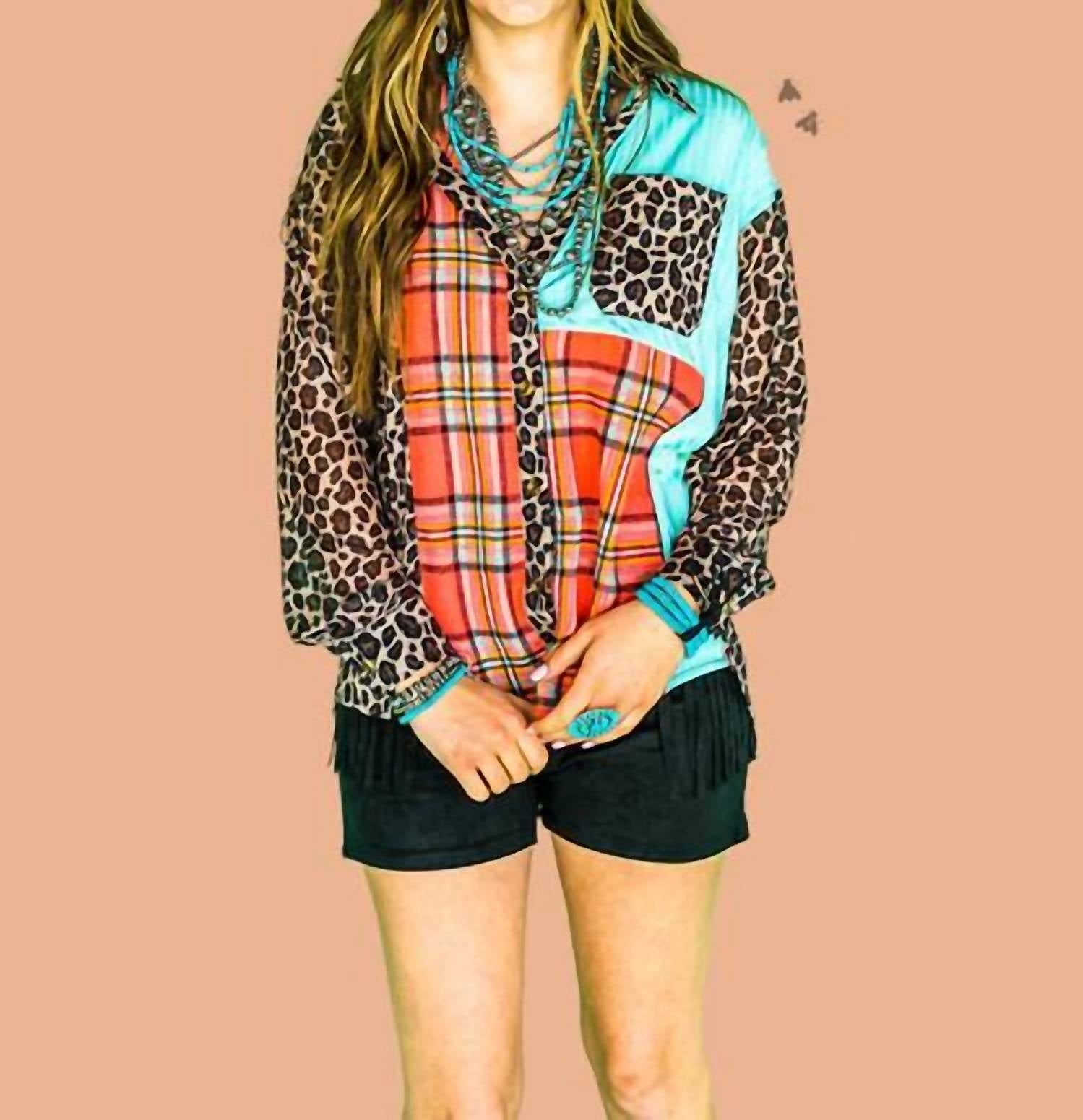 2Flyco - Happy Days Button Up Top
