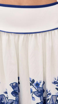 Moon River - Susie Floral Detail Midi Skirt