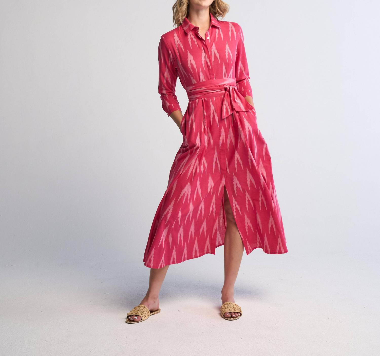Guadalupe Design - Luciana Ikat Midi Dress