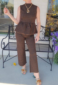 Lucy Paris - Knit Peplum Top