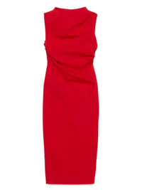 St. Agni - Soft Sculptural Mock Neck Dress