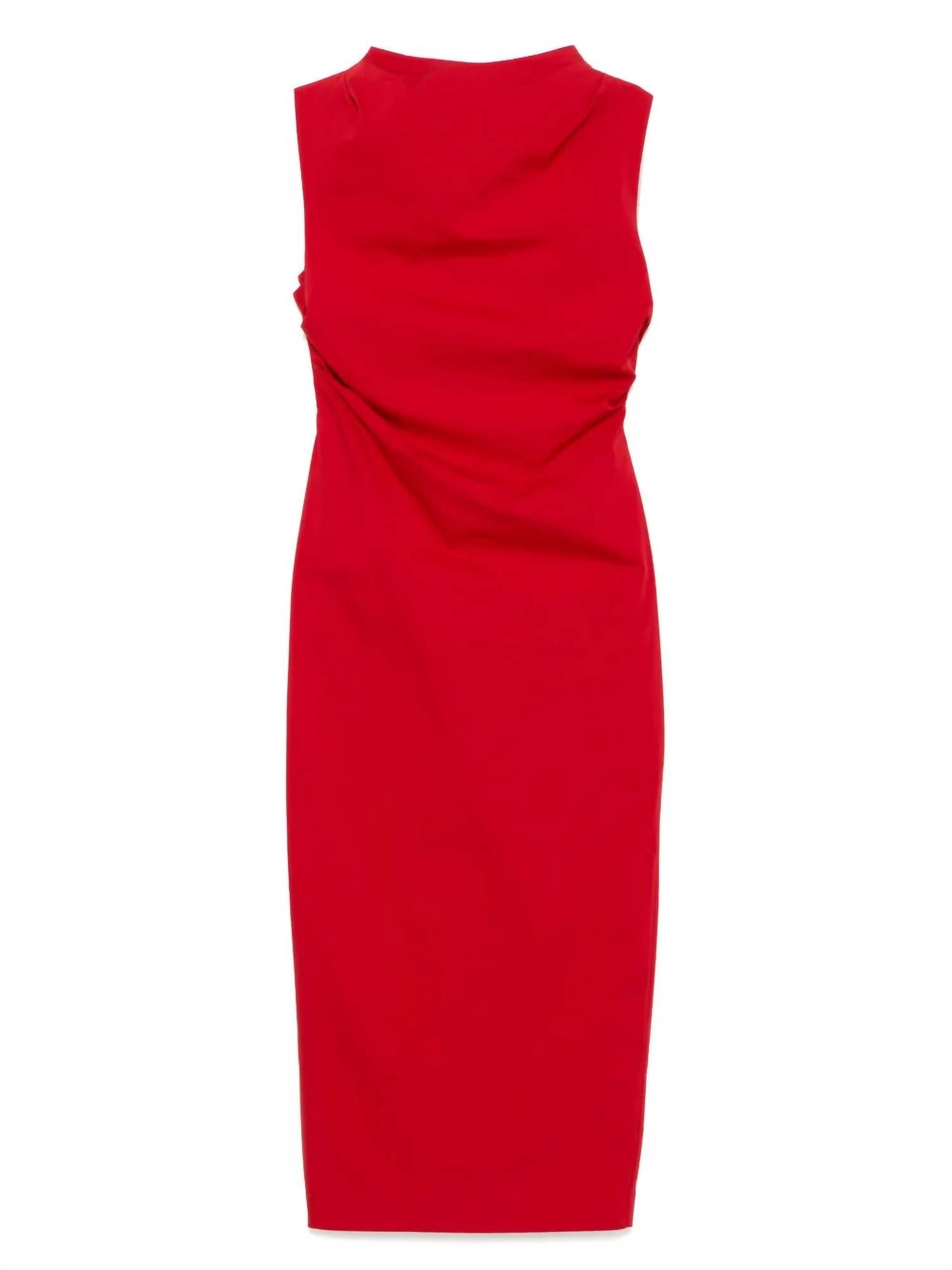St. Agni - Soft Sculptural Mock Neck Dress