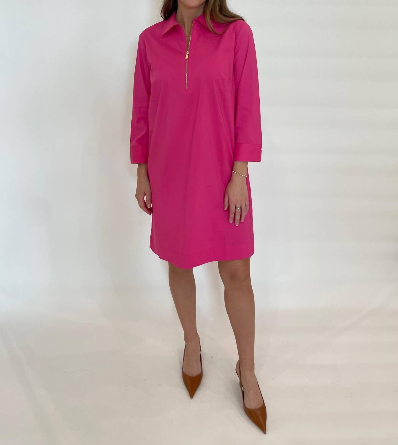 Hinson Wu - Alessa 3/4 Sleeve Dress