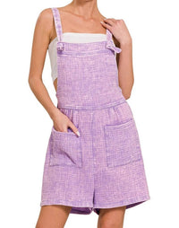 Zenana - Woven Double Gauze Acid Washed Romper