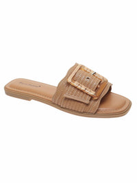 Olem - Women's Empress Buckle Slide Sandals