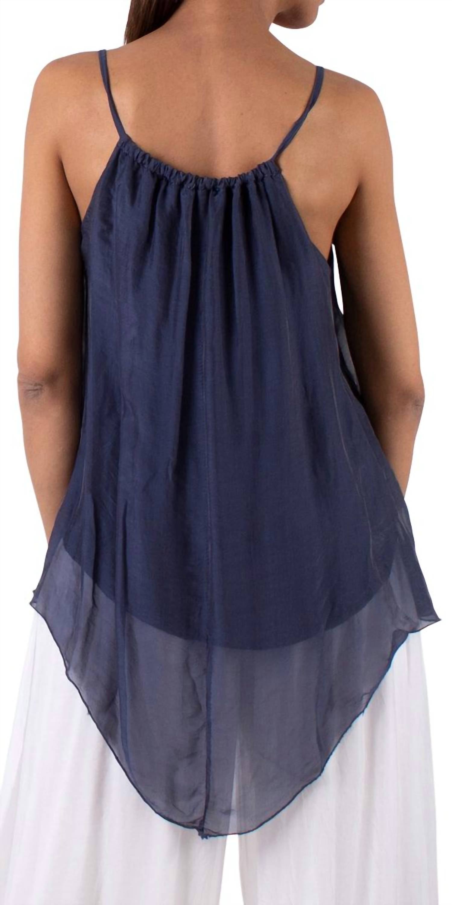 Gigi Moda - Catania Silk Tank Top