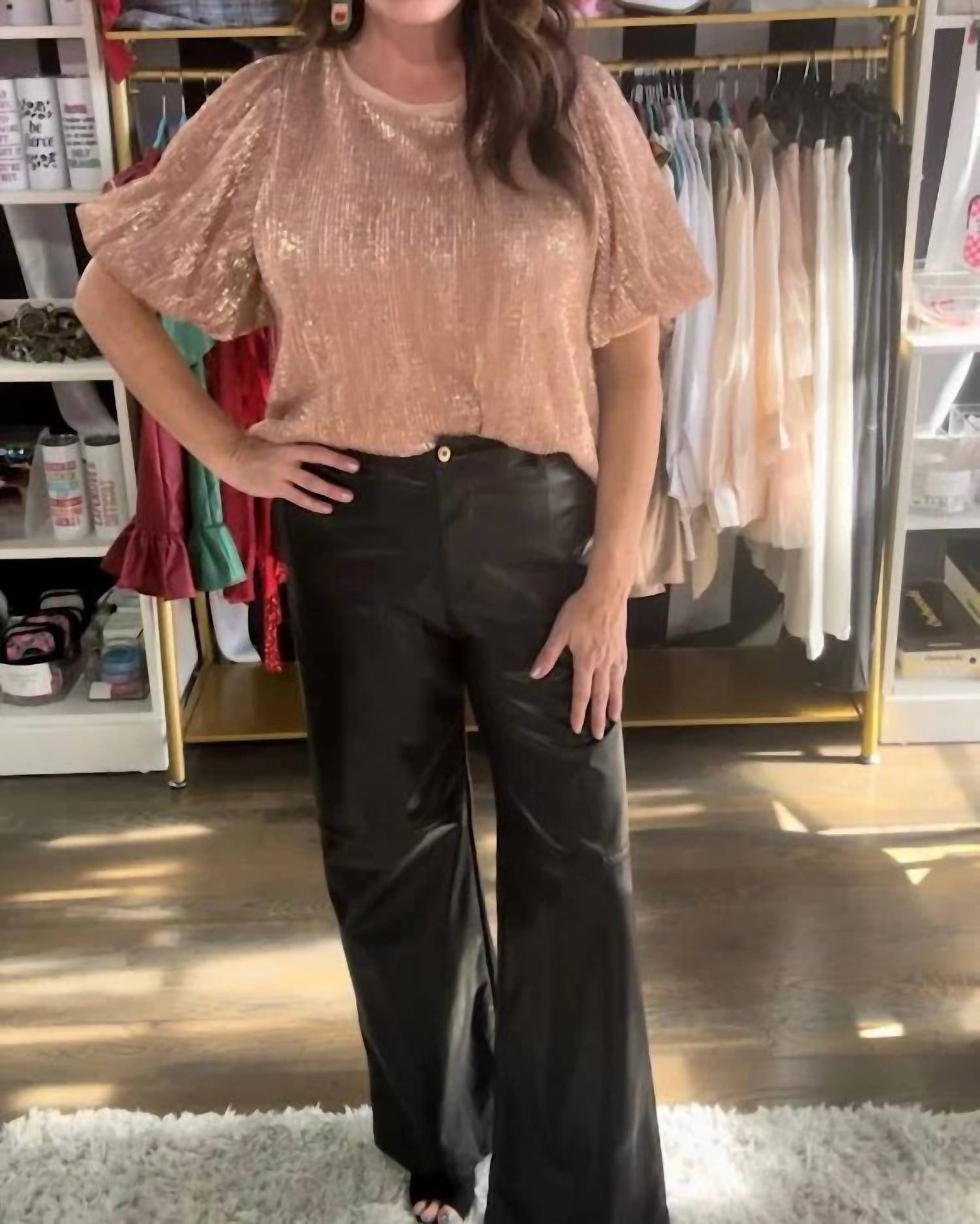 Entro - Vegan Leather Trouser