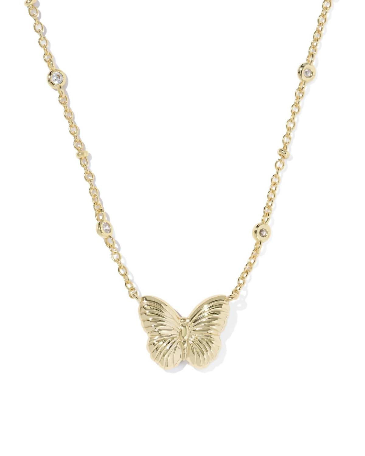 Kendra Scott - Women's Cailey Butterfly Short Pendant Necklace