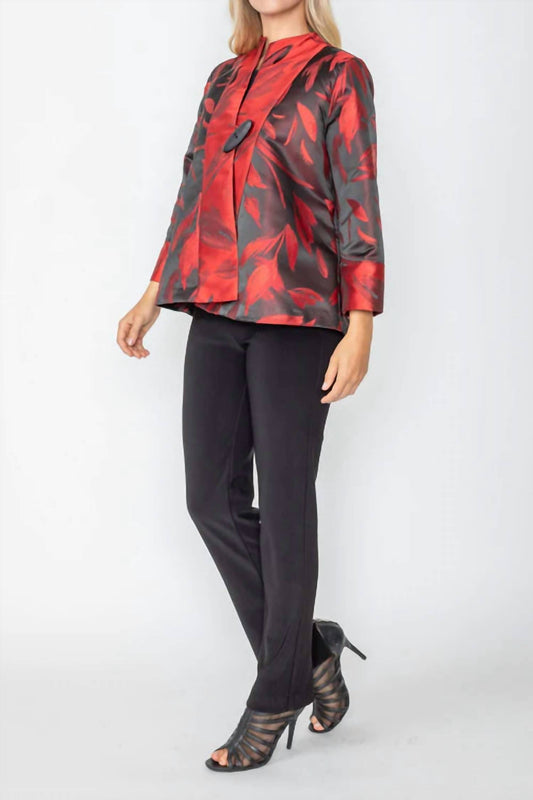 Ic Collection - One Button Long Sleeve Jacket