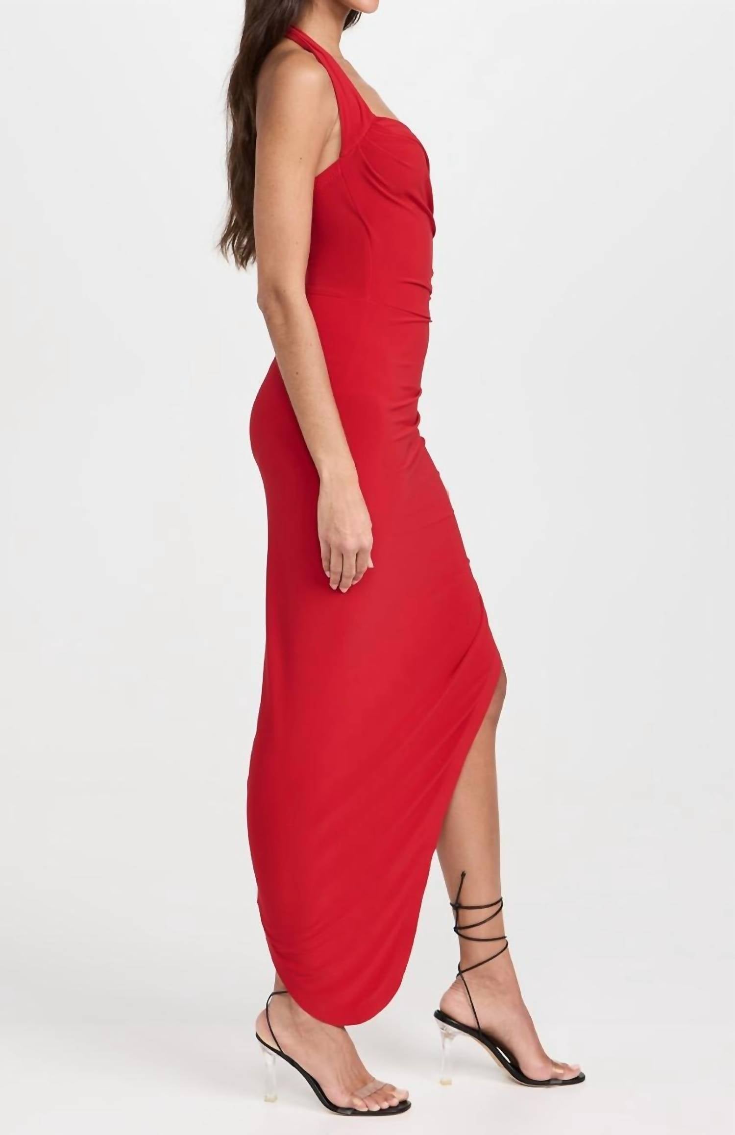 Norma Kamali - Cayla Side Drape Gown