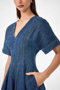 Trina Turk - Ashe 2 Short-sleeve Denim Dress