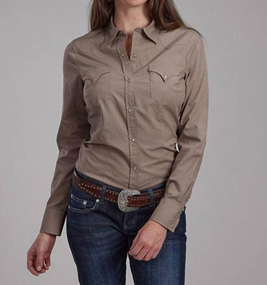 Roper - Women's Long Sleeve Snap Top