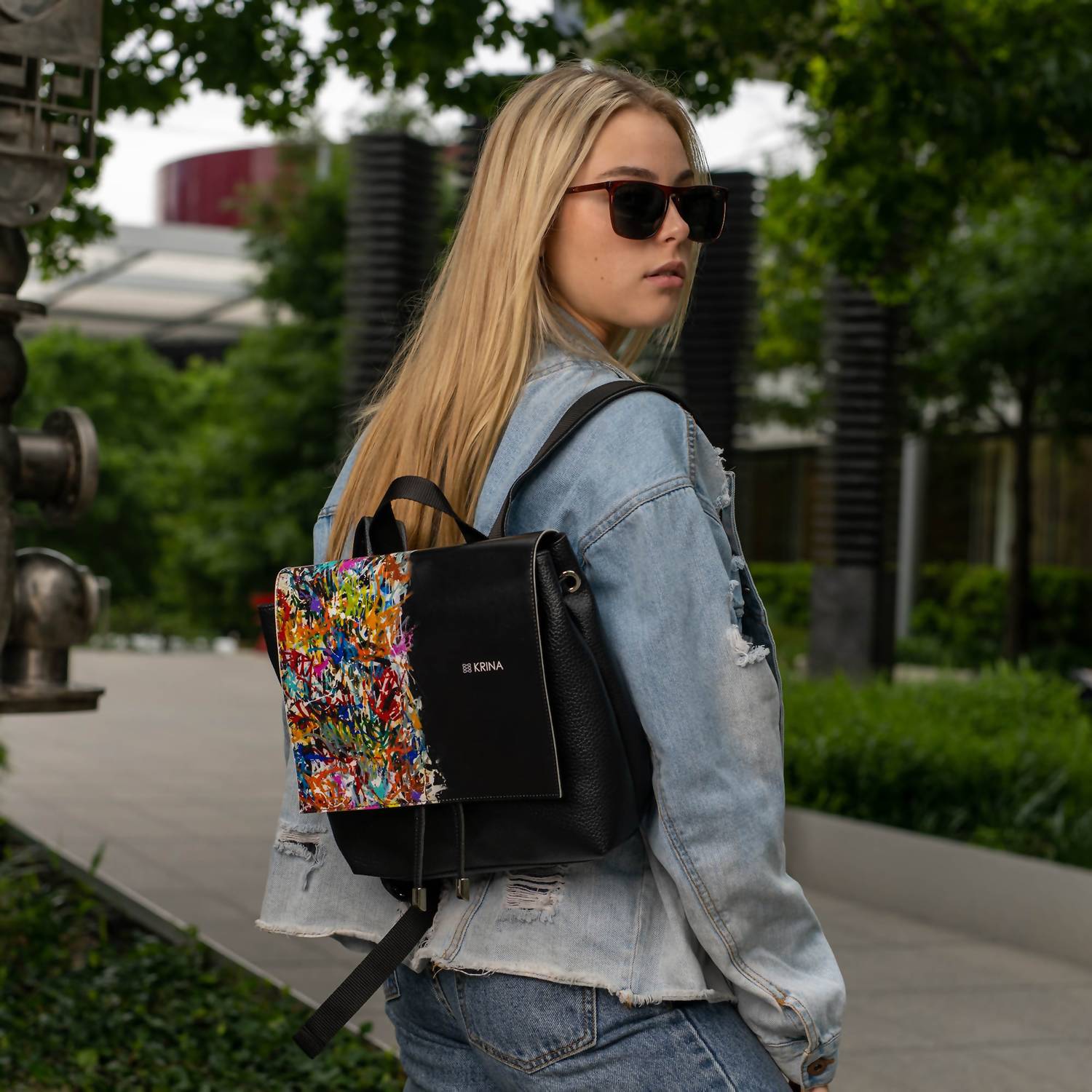 Krina - Women's Top Handle Backpack