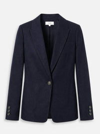Vince - Linen Blend Single Breasted Blazer