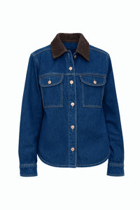 PISTOLA Devon Denim Shacket in infinity - women's jacket - view 7