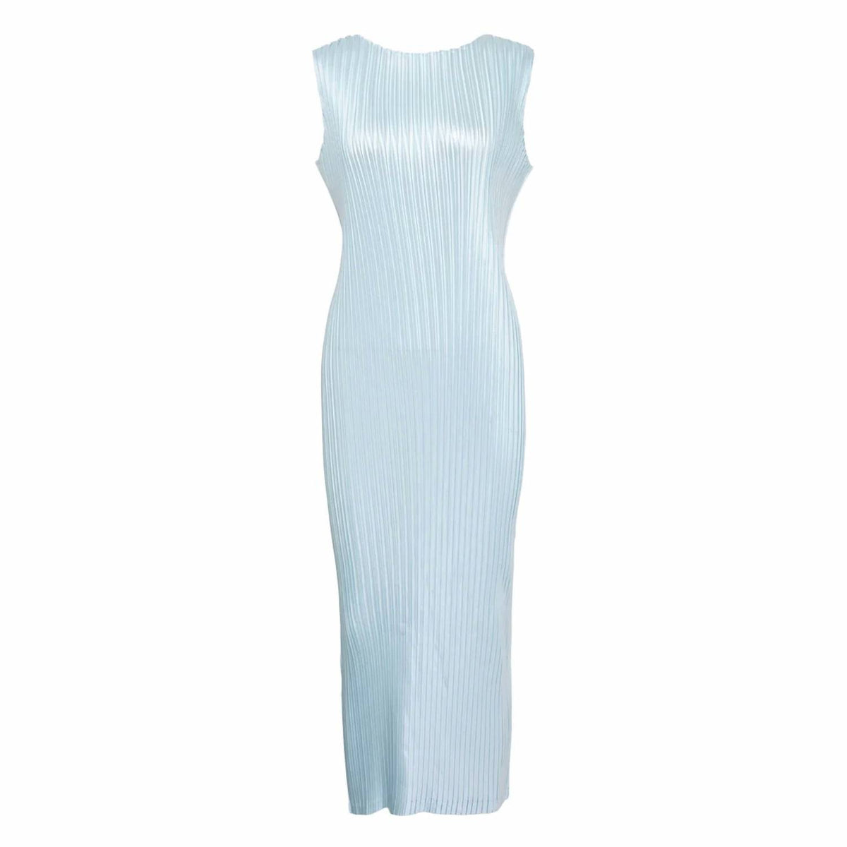 Issey Miyake - Women's Glossed Metal Pleats Dress