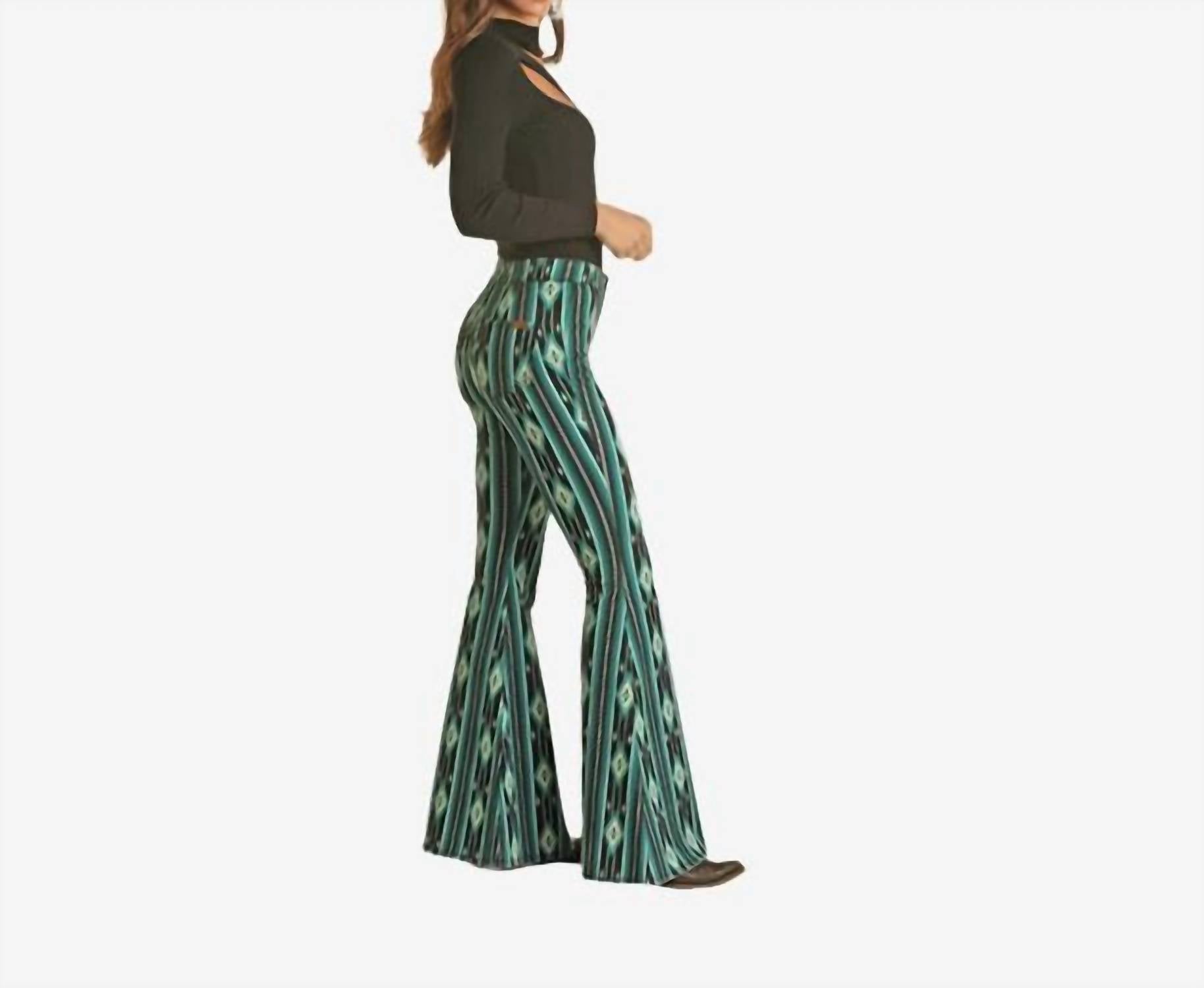 Rock & Roll Denim - Serape Bell Bottom Jeans