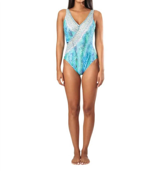 La Moda Clothing - Seaside One Piece Swimsuit