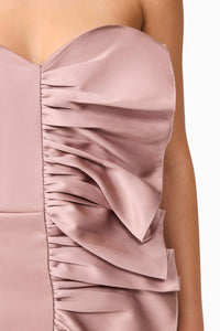 ELLIATT Laura Mini Dress in rosewood - women's dress - view 5
