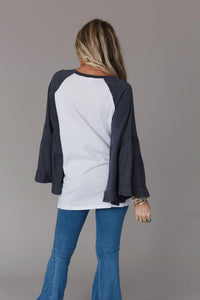 Lamade - Baseball Bell Sleeve Tee