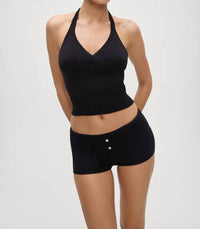 Frankies Bikinis - Dylan Knit Halter Top