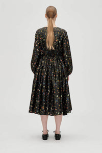 Stine Goya - Waist Tie Ruffle Midi Dress