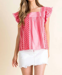 Thml - Sicilian Skies Textured Top