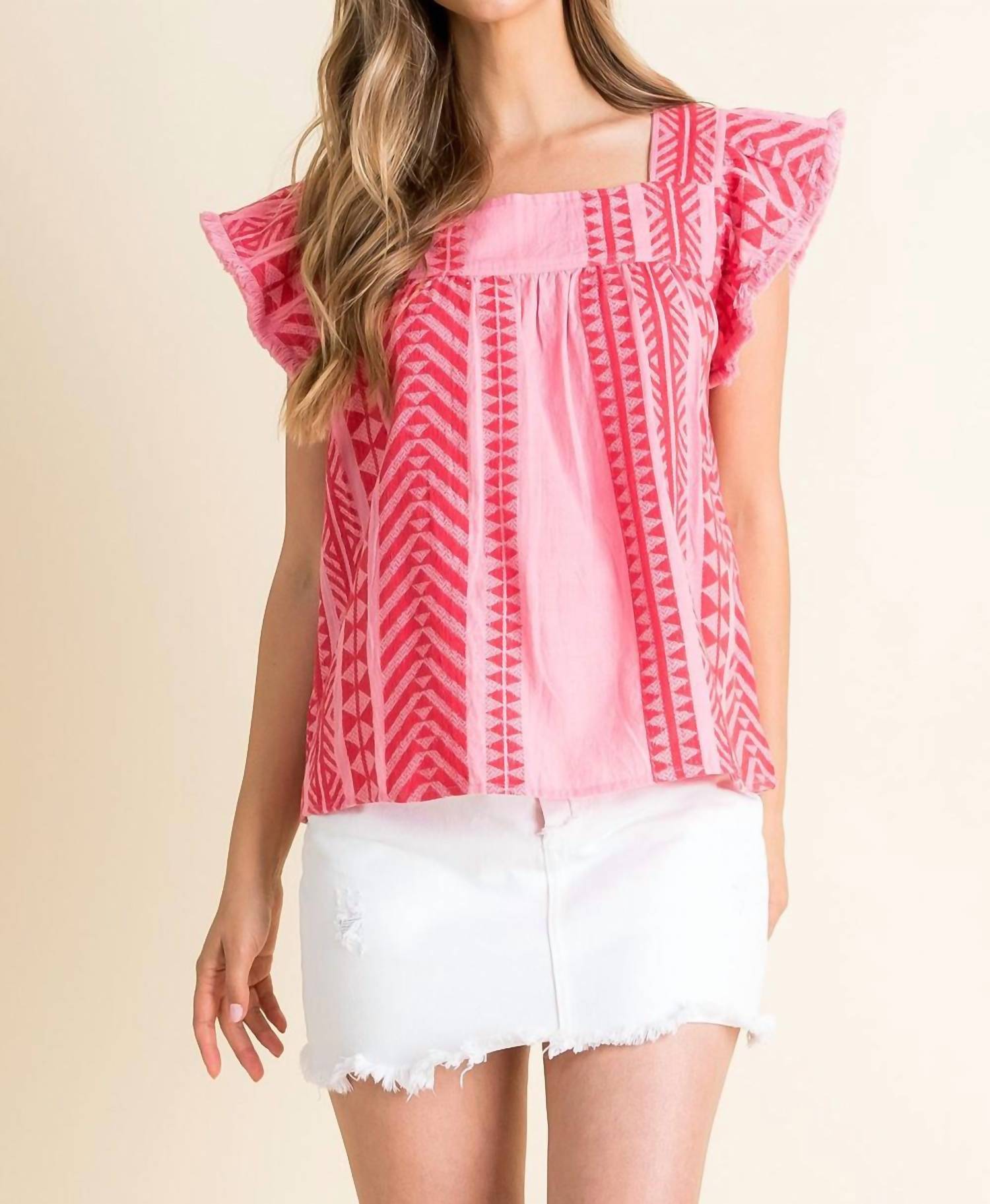 Thml - Sicilian Skies Textured Top