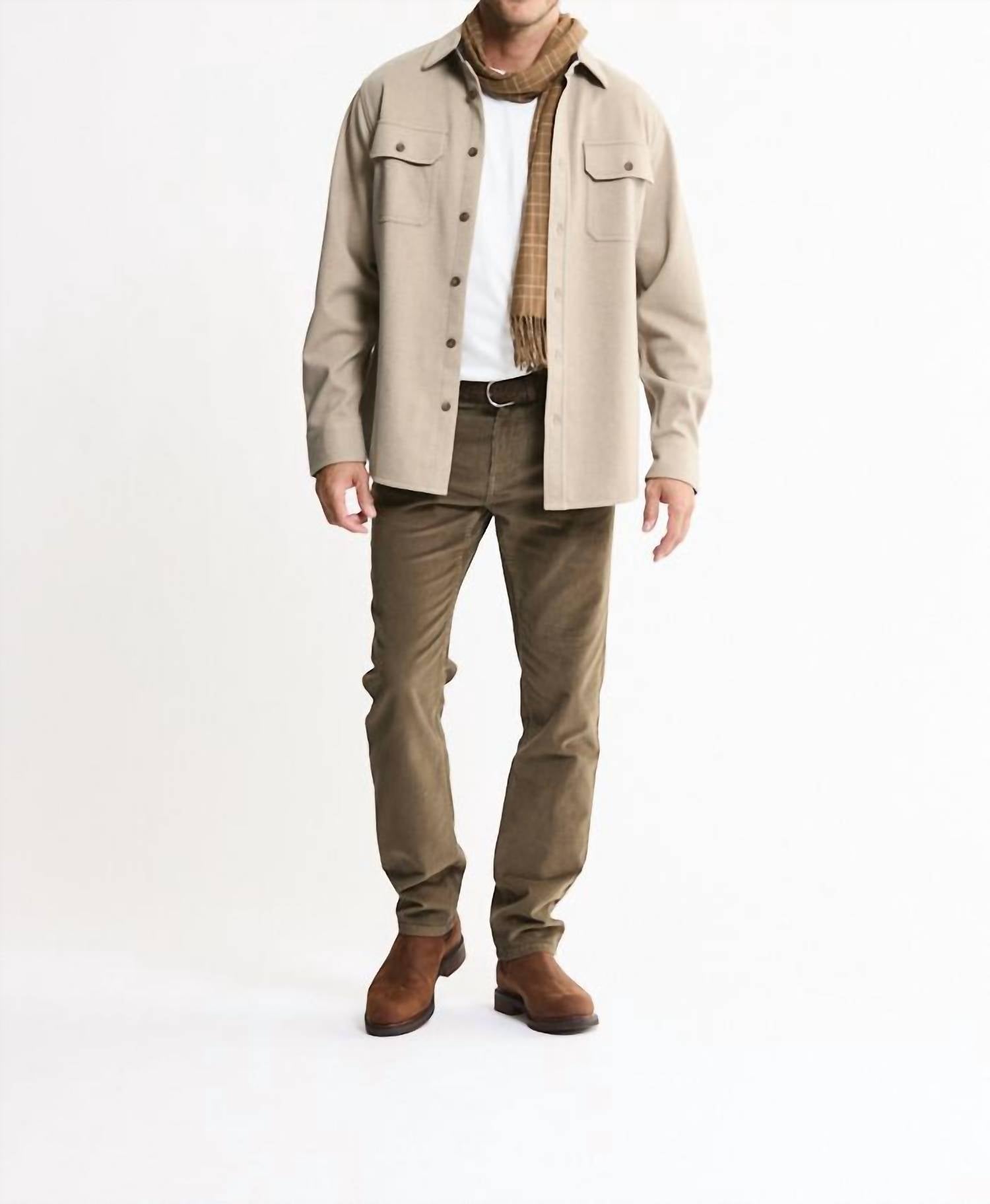 Jachs New York - Brushed Twill Overshirt