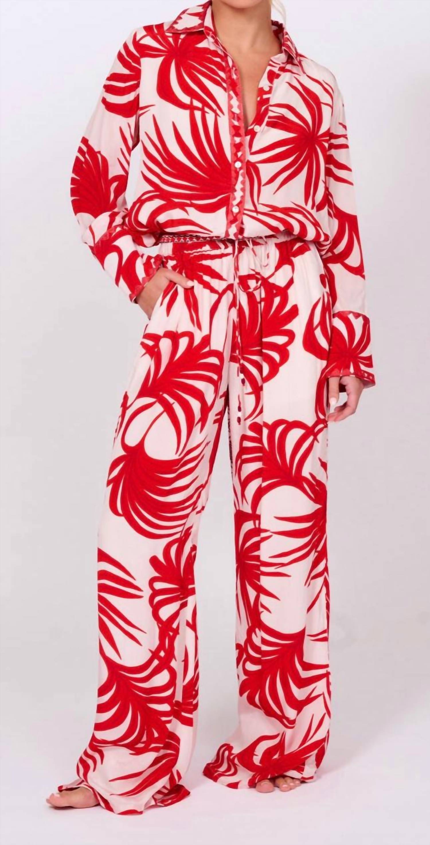 Taj By Sabrina Crippa - Dominique Wide Leg Pants