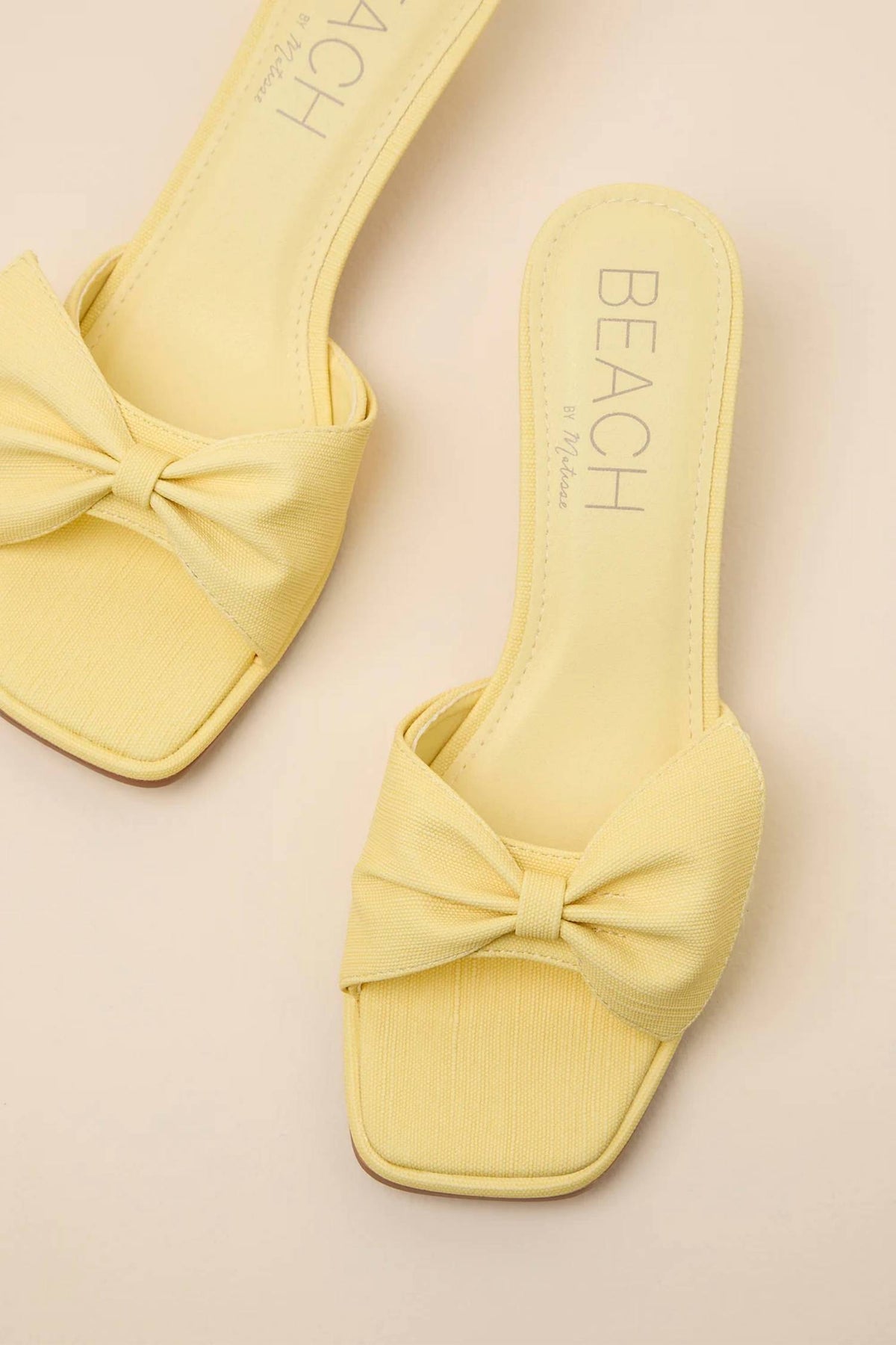 Matisse - Women's Pompano Bow Kitten Heel Slide Sandals
