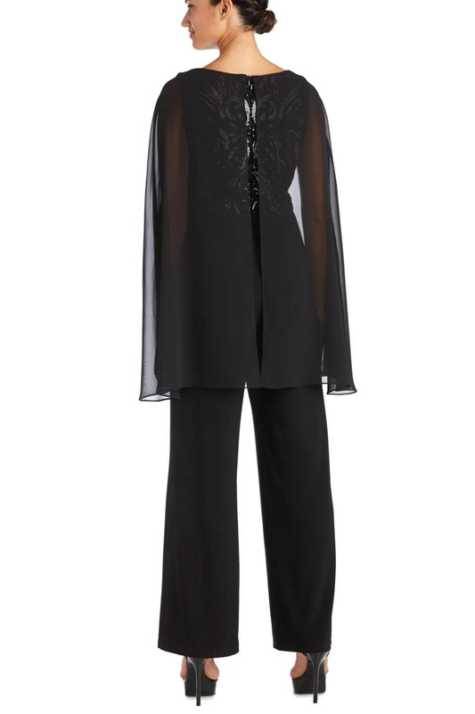 R&M Richards - Formal Capelet Jumpsuit
