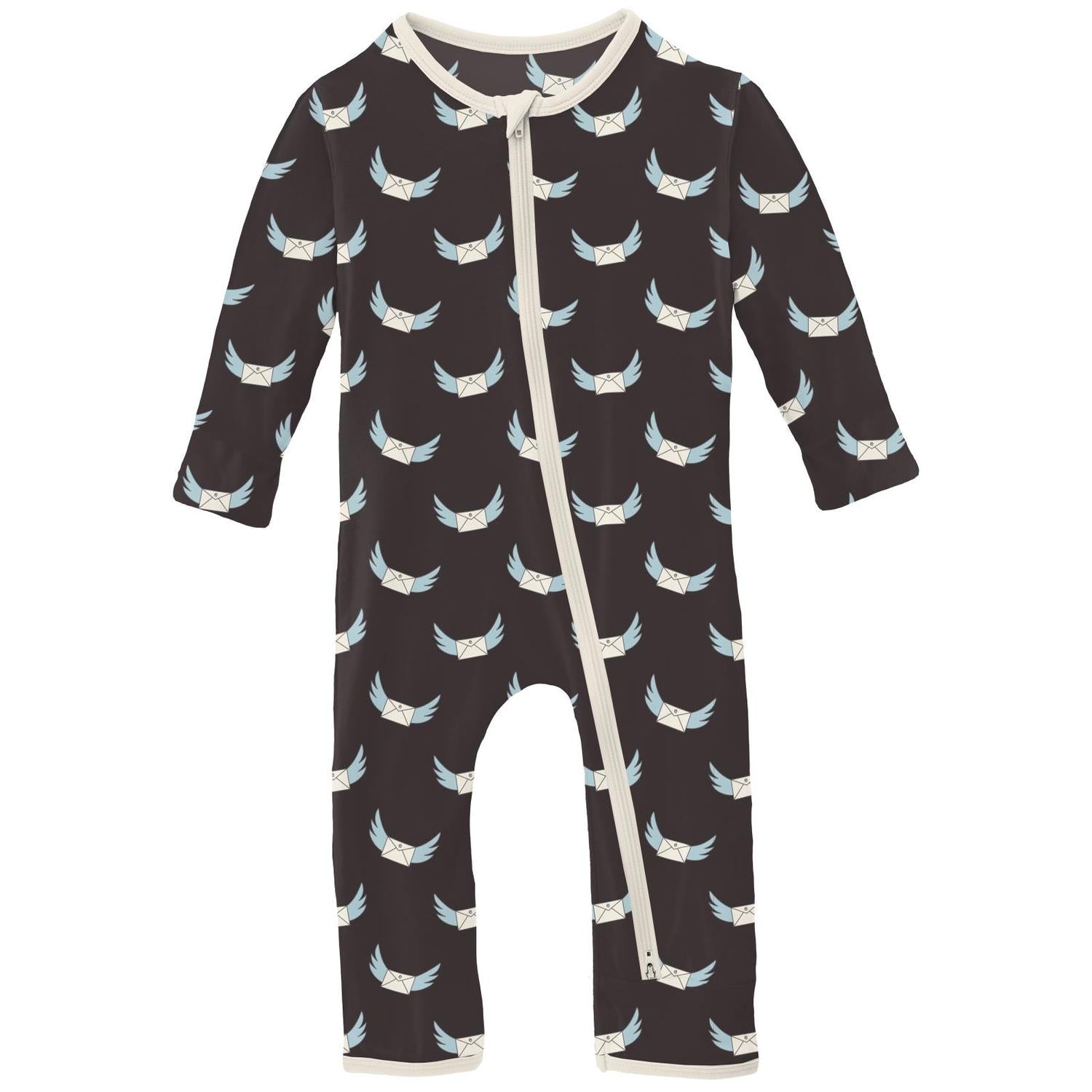Kickee - Kids' Print Coverall with 2 Way Zipper