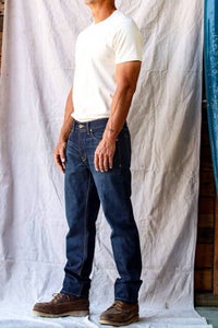 Wiesmade Jack Fit Loose Straight Cut Jeans in ocean wash - women's jeans - alternate view
