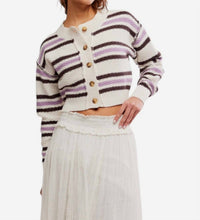 Free People - Lila Stripe Cardigan