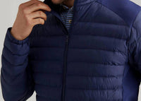 PETER MILLAR Apex Quilted Puffer Jacket in navy - women's jacket - view 4