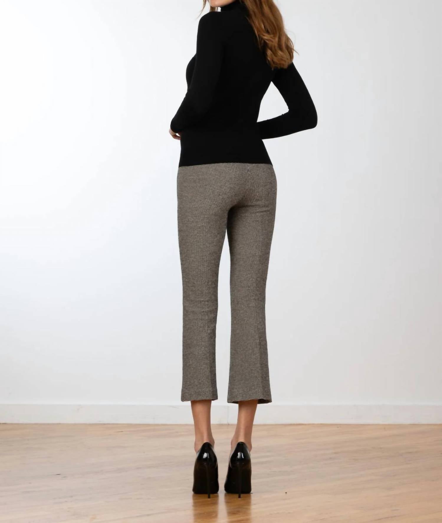 Avenue Montaigne - Leo Cropped Flare Pants