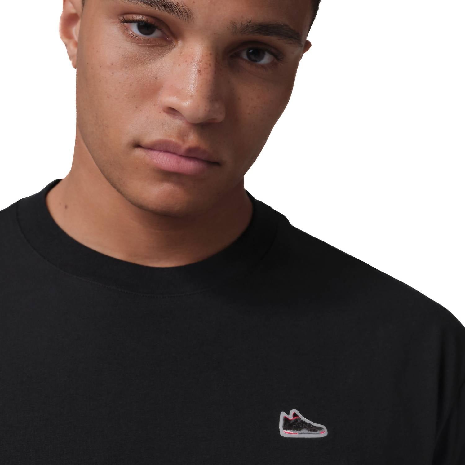 Jordan Men's Sneaker Patch T-shirt in black - men's sweater - alternate view