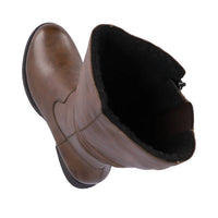 RIEKER Women's Faith 63 Boot in chestnut - women's shoe - view 4