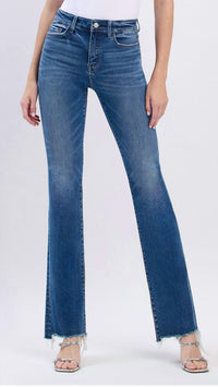 Lovervet - Raw Hem Bootcut Jeans