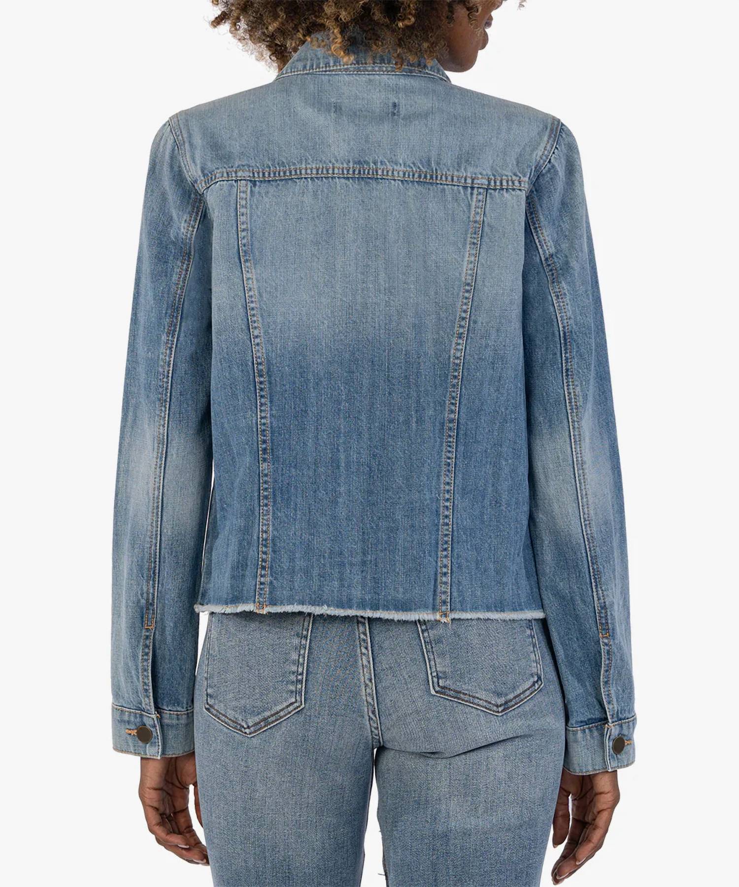 Kut From The Kloth - Julia Crop Denim Jacket-