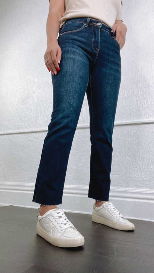 Risen - Caden Mid Rise Straight Leg Jeans