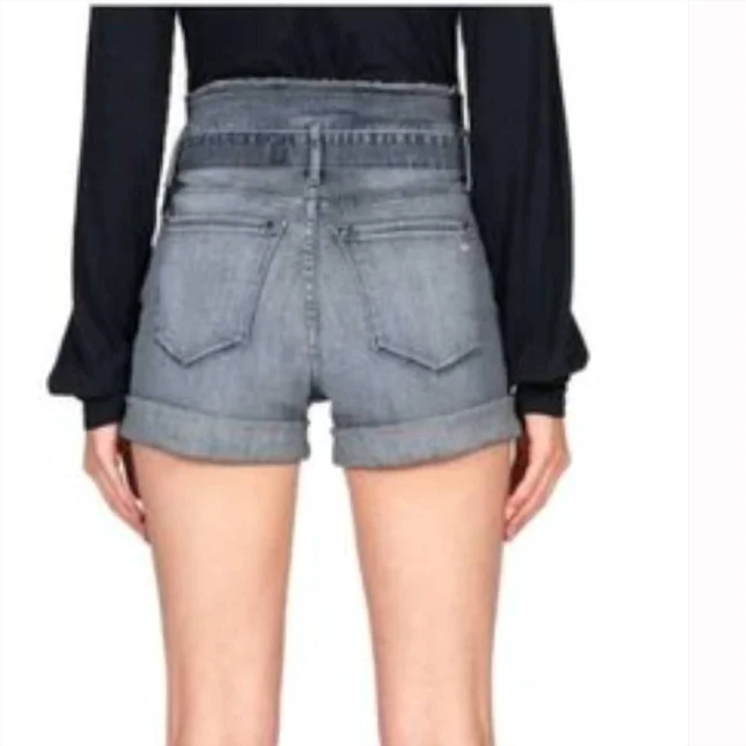 Black Orchid - Barbara Belted Paper Bag Shorts
