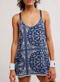 Free People - Hot Shot Mini Printed Dress
