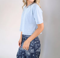 Z Supply - Women's Curran Knit Denim Sweatshirt