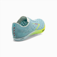 BROOKS Unisex Elmn8 V7 Running Shoes in blue glow nightlife red - women's shoe - alternate view